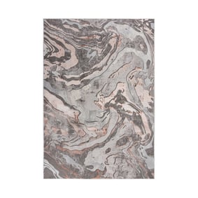 Marmor Teppich - Erio Marbled Grau Rosa - product