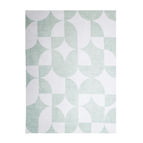 Gartenteppich Abstrakt - Groovy Tiles Grün - product