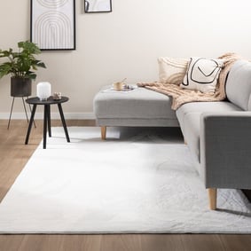 Flauschiger Teppich - Cozy Weiß