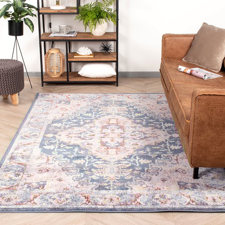 Teppich Vintage - Inspire Blau Rot 216 - 2