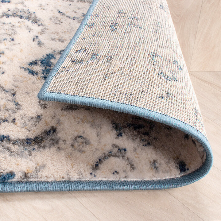 Teppich Patchwork - Deep Blau - 5
