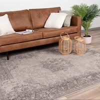 Teppich Vintage - Miracle Grau Braun 