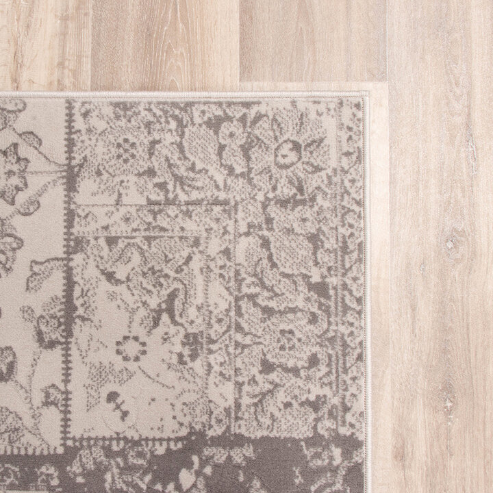 Teppich Patchwork - Miracle Grau Braun - 5