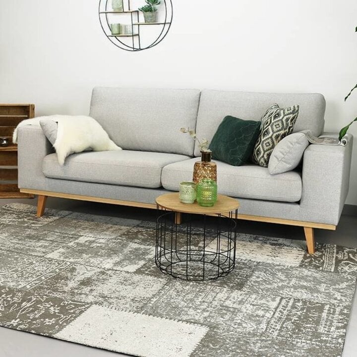Teppich Patchwork - Dreams Grau - 2
