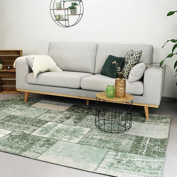 Teppich Patchwork - Dreams Grün - 2