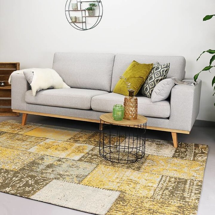 Teppich Patchwork - Dreams Gelber Ocker - 2