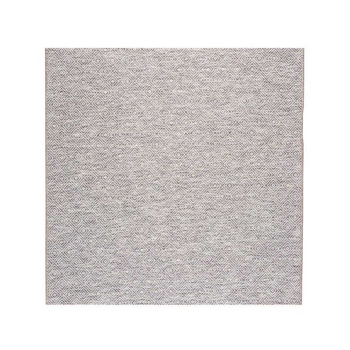In- & Outdoor Teppich Quadrat - Summer Tile Hellgrau - 1