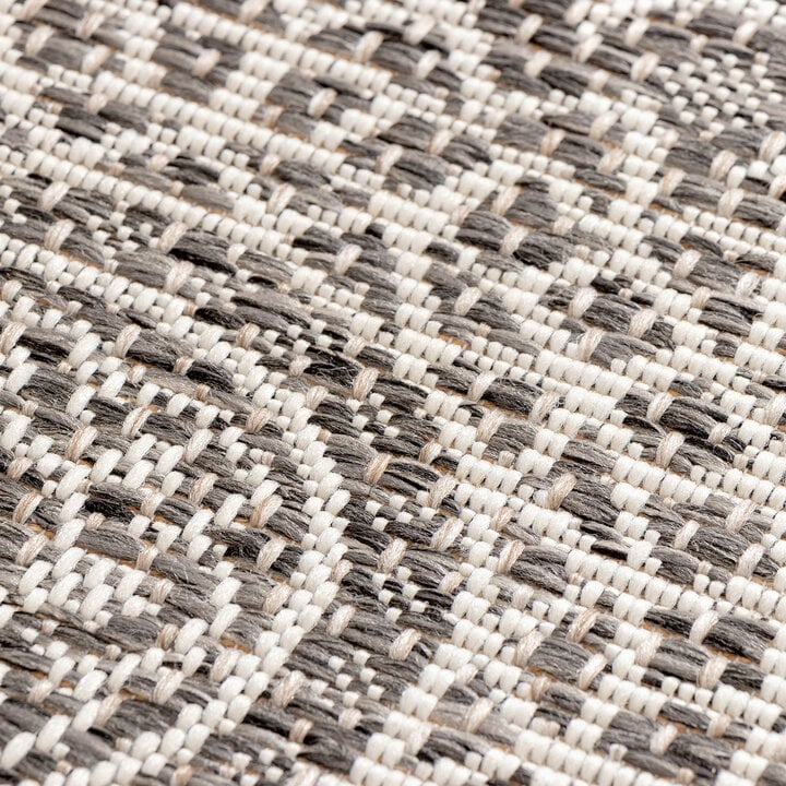 In- & Outdoor Teppich Rund - Summer Azteca Grau - 7