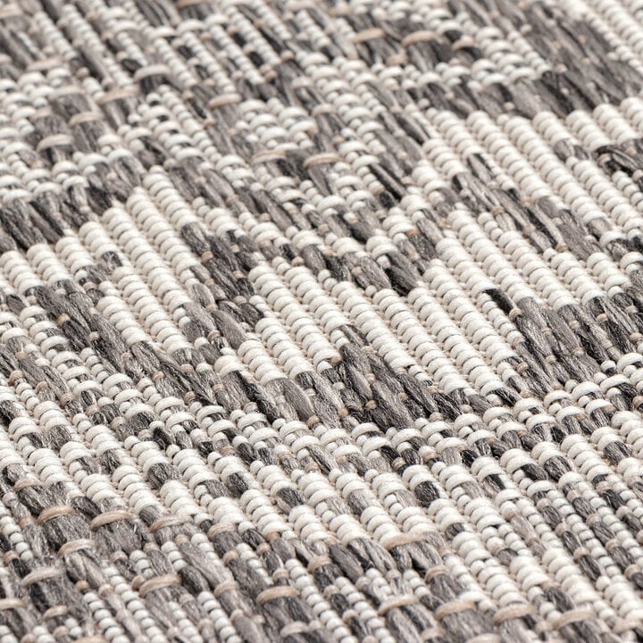 In- & Outdoor Teppich Rund - Summer Oriental Grau - 7