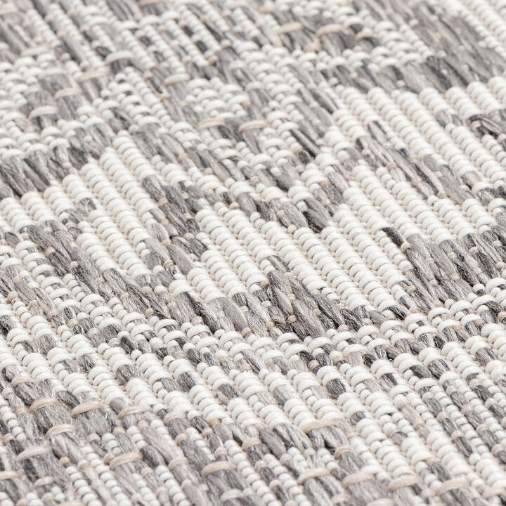 In- & Outdoor Teppich Rund - Summer Oriental Hellgrau - 7