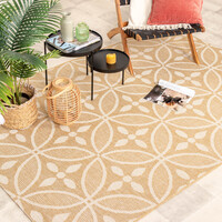 In- & Outdoor Teppich - Summer Pattern Gelb 
