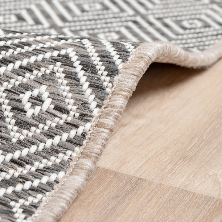 In- & Outdoor Teppich - Summer Tile Grau - 4