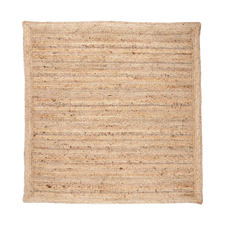 Jute Teppich Quadrat - Fair Natur - 1