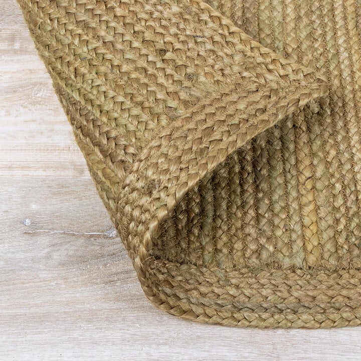 Jute Teppich - Fair Grün - 4