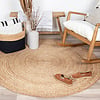 Jute Teppich Rund - Fair Natur - thumbnail 2