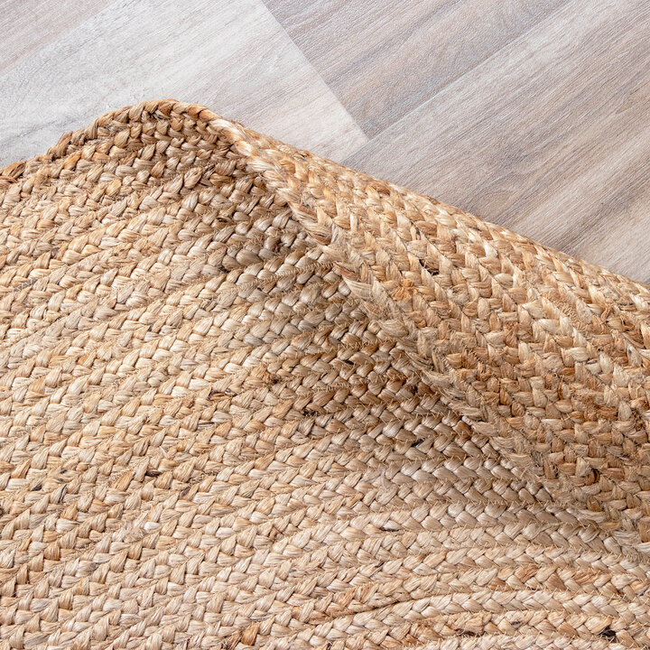 Jute Teppich Rund - Fair Natur - 5
