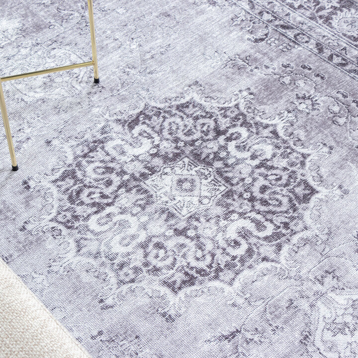 Teppich Vintage - Estate Medaillon Grau - 5
