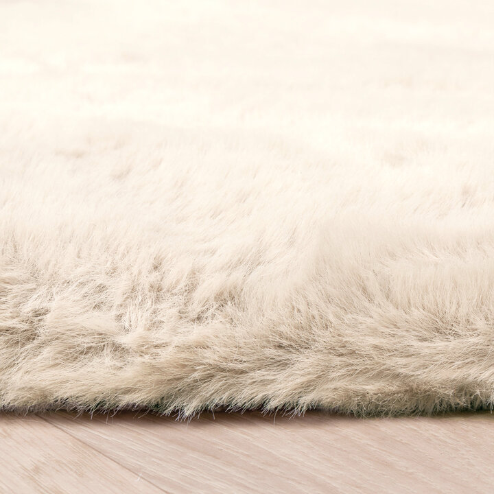 Hochflor Teppich - Comfy - fluffy Volero Herrlich - Cremefarben