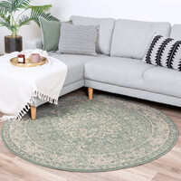 Teppich Vintage Rund - Wonder Oriental Grün