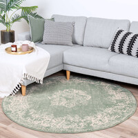 Teppich Vintage Rund - Wonder Grün 