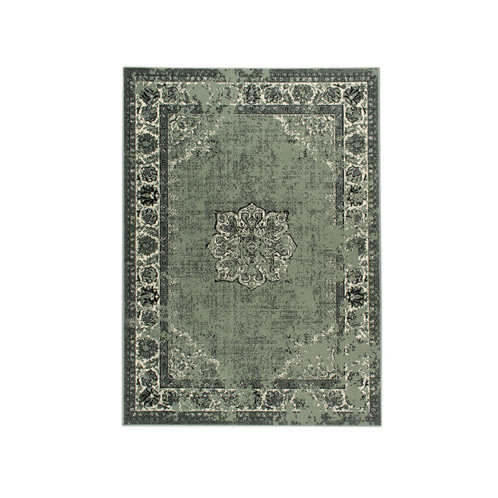 Teppich Vintage - Wonder Grün Schwarz - 1