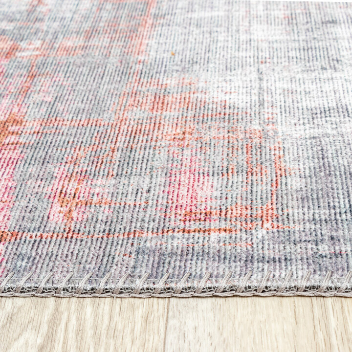 Moderner Teppich - Strength Rot Rosa - 6