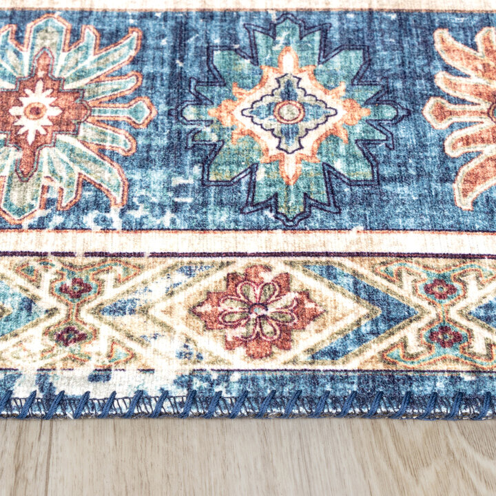 Teppich Vintage - Azara Yasmin Hellblau - 3