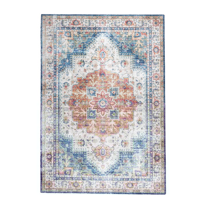 Teppich Vintage - Azara Hellblau - 1