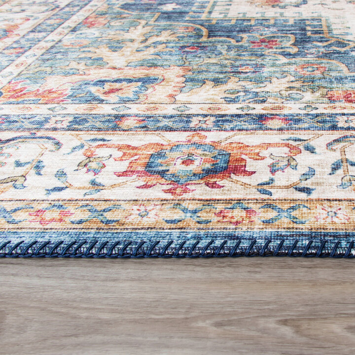 Teppich Vintage - Azara Hellblau - 3