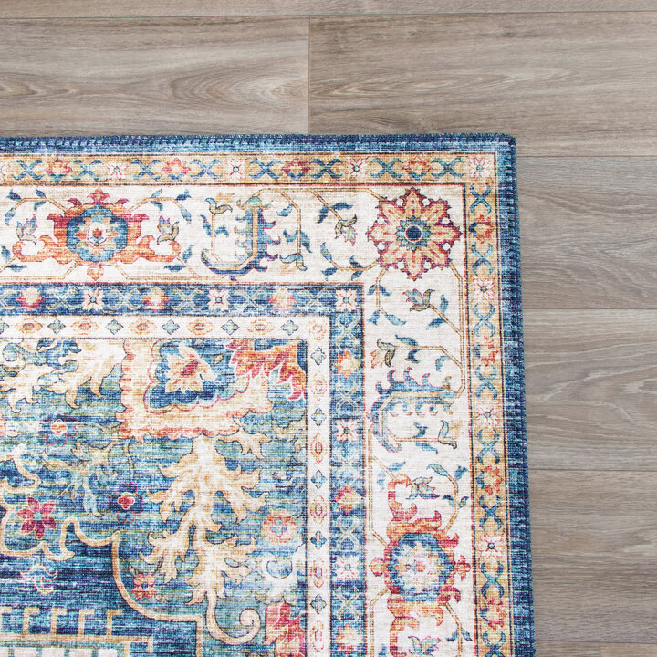 Teppich Vintage - Azara Hellblau - 4