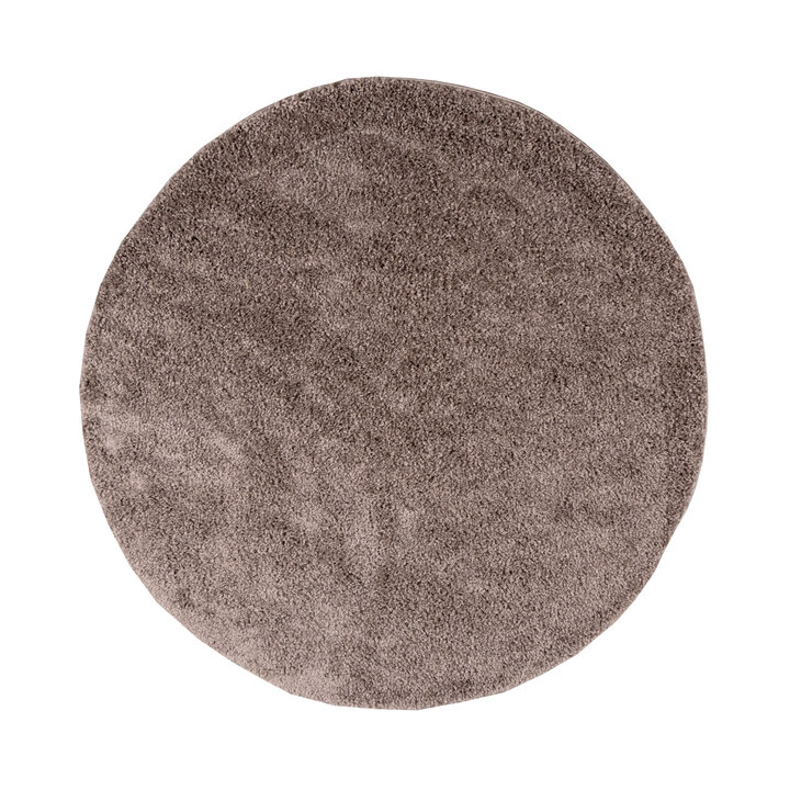 Teppich Hochflor Rund - Lofty Taupe - 1