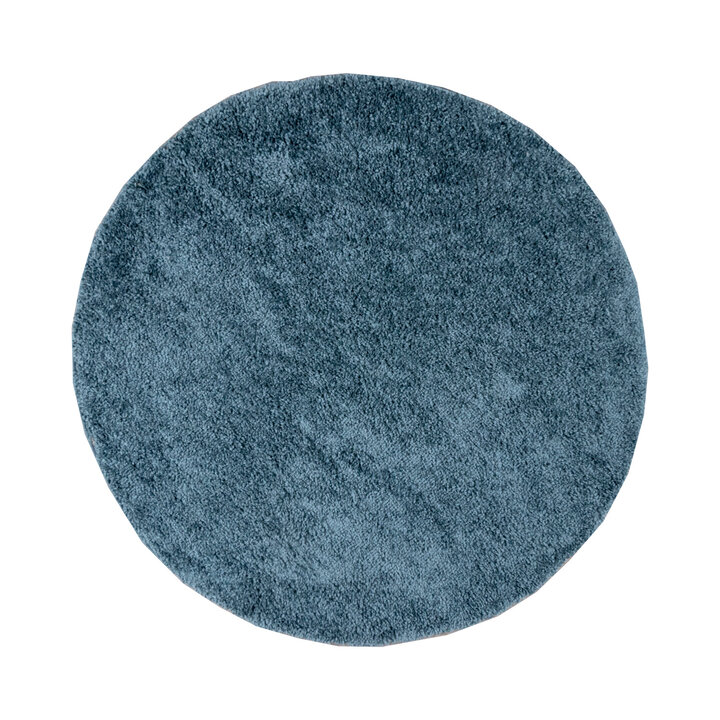 Teppich Hochflor Rund - Lofty Blau - 1