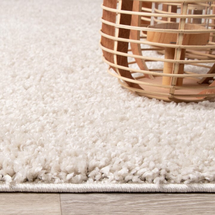 Teppich Hochflor - Lofty Creme Weiß - 5