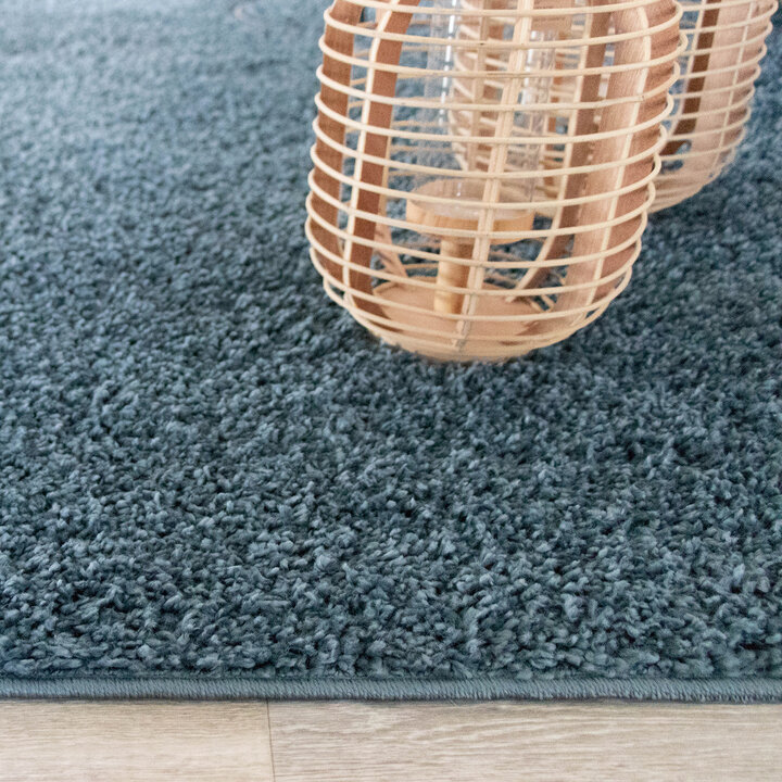 Teppich Hochflor - Lofty Blau - 5