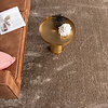 Hochflor Teppich - Glazy Taupe Braun