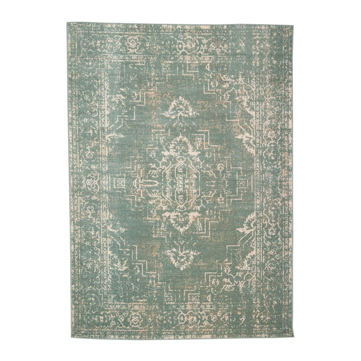 Teppich Vintage - Spring Ethnic Grün Creme - 1