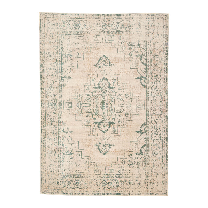Teppich Vintage - Spring Ethnic Creme Grün - 1