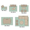 Teppich Vintage - Spring Ethnic Creme Grün - thumbnail 8