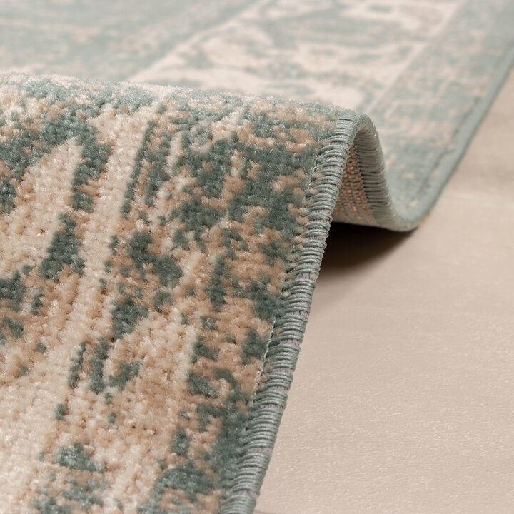 Teppich Vintage - Spring Medaillon Grün Creme - 5