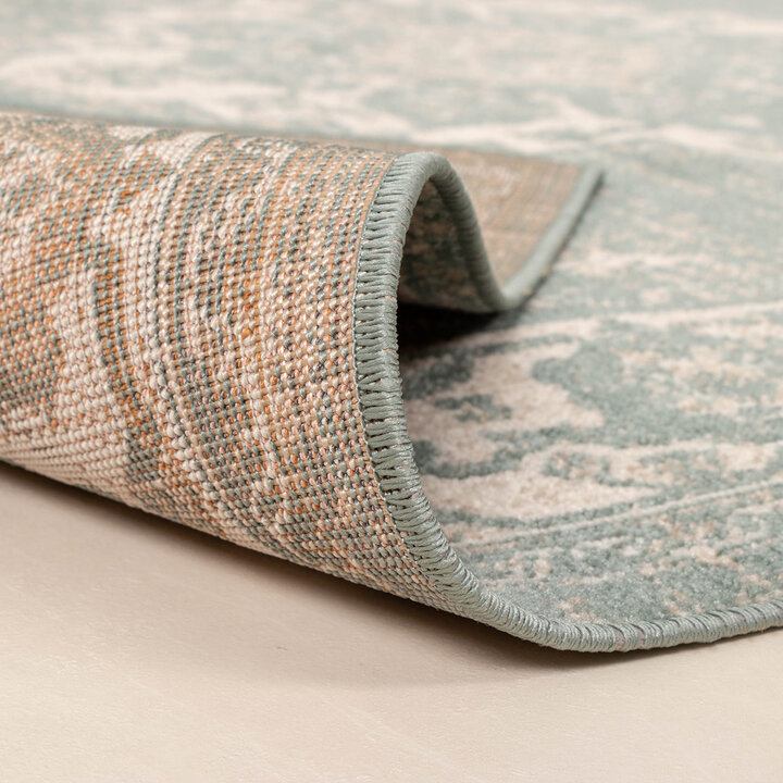 Teppich Vintage - Spring Medaillon Grün Creme - 6