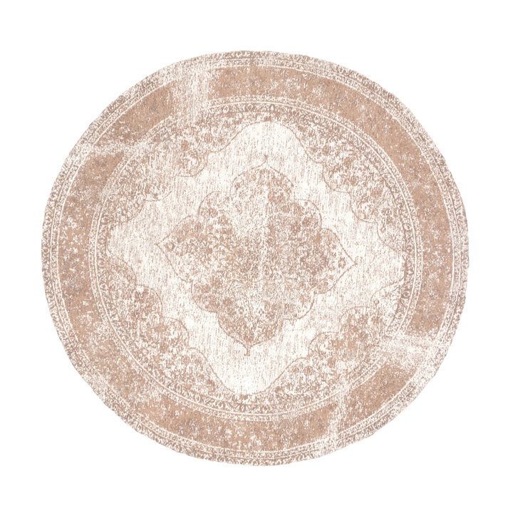 Teppich Vintage Rund - Admire Taupe - 1