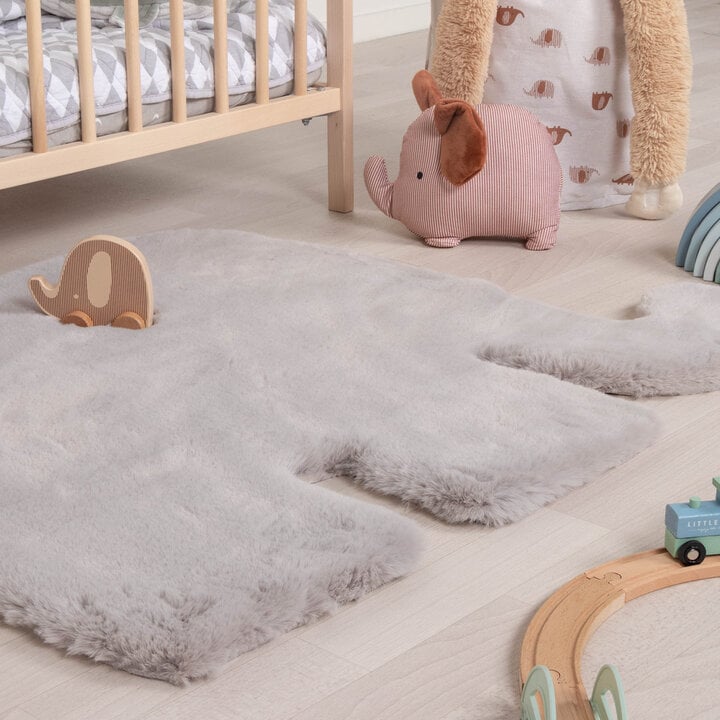 Kinderteppich - Huggy Elefant Grau - 2
