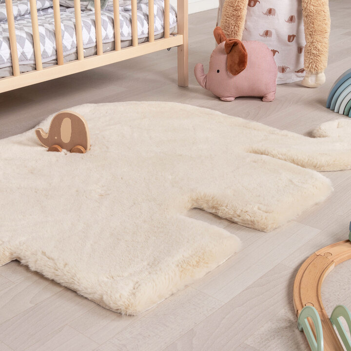 Kinderteppich - Huggy Elefant Creme - 2