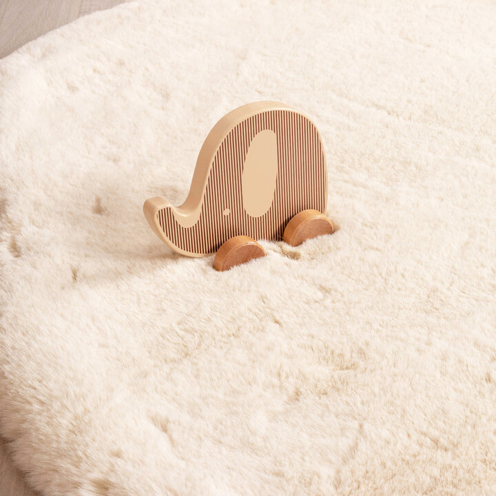 Kinderteppich - Huggy Elefant Creme - 4