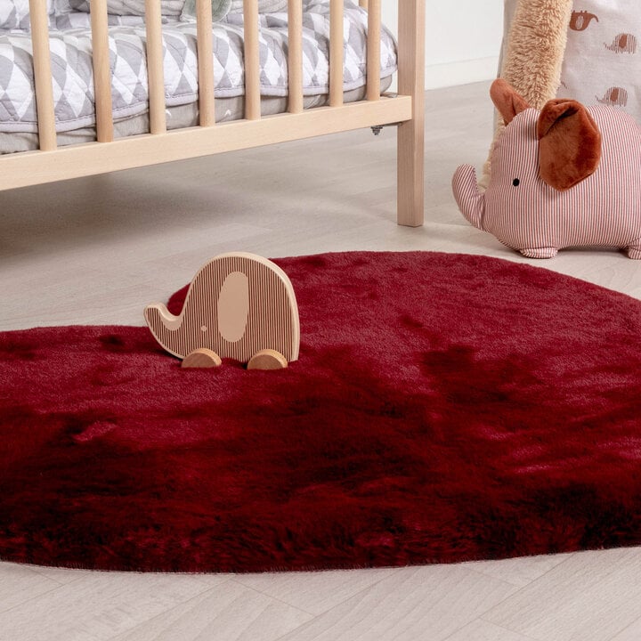 Kinderteppich - Huggy Herz Rot - 2