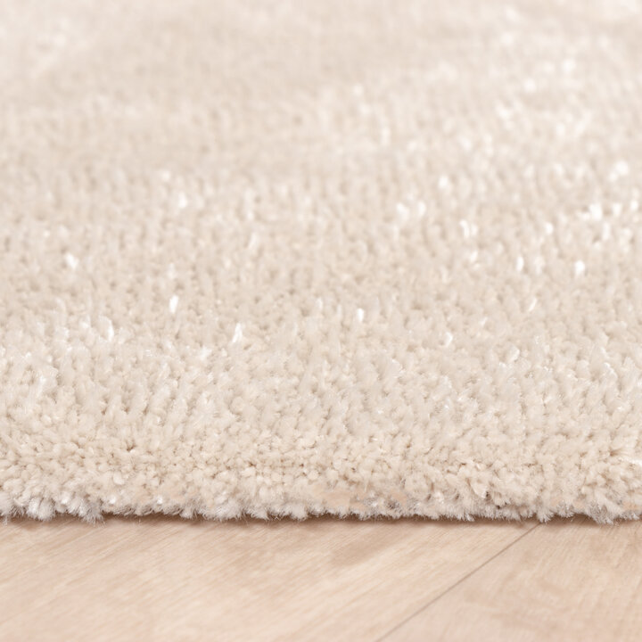 Waschbarer Viskose Teppich Rund - Vive Creme - 3