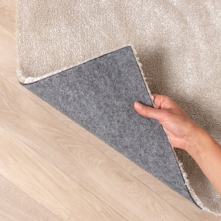 Waschbarer Viskose Teppich Rund - Vive Creme - 5