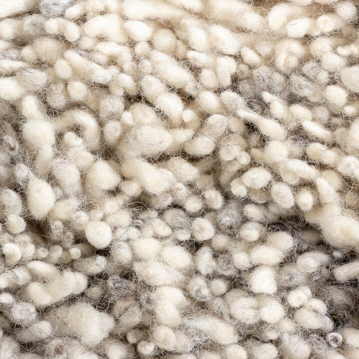 Hochflor Wollteppich - Royal Creme Grau - 6