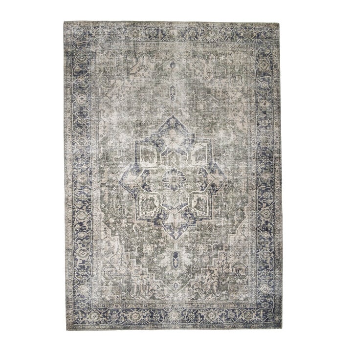 Teppich Vintage - Lugan Grün Grau - 1