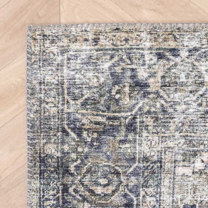 Teppich Vintage - Lugan Grün Grau - 4